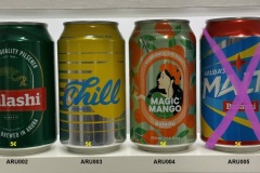 ARU002-005 Balashi Pilsener, Chill Beer, Balashi Magic Mango Beer, Balashi Malta, Aruba Beer Cans, Aruba Beer Can Collection, Beer from Aruba, Netherlands Attilles, Niederländische Antillen Bierdose, Bier aus der Karibik, Carribian Beer Cans