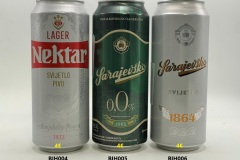 BIH004-006 Nektar Lager Svijetlo Pivo, Sarajevsko 0,0%, Sarajevsko Svijetlo 1864, Bosnia Herzegovina beer can, Bierdose Bosnien, Beer Can Collector, Bierdosensammlung OC/OC