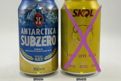 BRA054-055 Antarctica Subzero Cerveja 4, 6%, Skol Livre, Leve, Skol 4, 7, beer can Brasil lata de cerveja brasil, lata de cerveja brasil, Beer Can Collector