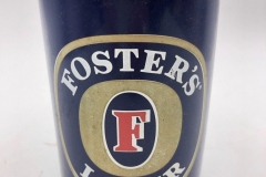 Fosters Lager Stubby Holder / Beer Can Cooler Hard Plastic Cover - Styrofoam inside Australia 2 EURO