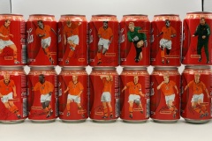 CCS073 Coca-Cola Original "World Cup Set" 1998  Netherlands 14 Can Set 30 EURO Coke can colection, coke can set, coke collector