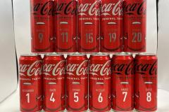 CCS078 Coca Cola EM Edition Original and Zero Mixed 2024 Austria 11 can set 25 EURO Coke can colection, coke can set, coke collector