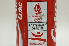 CCC574 Coca-Cola Original "Albertville 92 / Barcelona 92" 1992 France 330ml 2 EURO Coke can collector, Coca-Cola Collection, Coke Collector