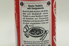 CCC578 Coca-Cola Original "Dinners for Fun 2 Bunte Nudeln mit Gorgonzola" 1992 Germany 330ml 2 EURO Coke can collector, Coca-Cola Collection, Coke Collector