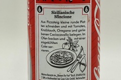 CCC580 Coca-Cola Original "Dinners for Fun 6 Sizilianische Sfincione" 1992 Germany 330ml 2 EURO Coke can collector, Coca-Cola Collection, Coke Collector