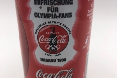 CCC051 Nagano 1998 Germany 2 EURO Coke Collection, Coke Collector, Coke Can Collection, Cola Dosen Sammlung