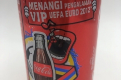 CCC080 "VIP Euro 2012 Edition" 2012 Malaysia 3 EURO Coke Collection, Coke Collector, Coke Can Collection, Cola Dosen Sammlung