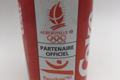 CCC093 Olympic Edition Albertville 1991 Belgium 2 EURO Coke Collection, Coke Collector, Coke Can Collection, Cola Dosen Sammlung