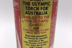 CCC189 Coca Cola "Carry the Olympic Torch" 375ml 1995 Australia 2 EURO Coke Collection, Coke Collector, Coke Can Collection, Cola Dosen Sammlung