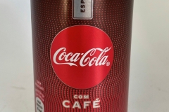 CCC436 Coca Cola com Cafe 220ml  2021 Brasil  2 EURO Coke can colection, coke can set, coke collector