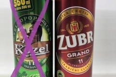 CZE100-101 Kozel 550ml Beer Can, Bierdose, Zubr Grand 11