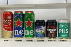 HUN145-150 Arany Aszok, Heineken Alcohol Free, Heineken, Horizont Budapest Easy A, Horizont Budapest Morning Joe, Pils Premium Pilsner, Craft Beer Hungary, Beer Can Collection Hungary, Hungarian Beer Can Collection, Ungarisches Craft Bier