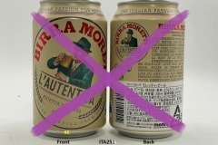 ITA251 Birra Moretti LÁutentica Special Export for Japan 0, 33Cl, Italian Export Beer, Beer Can Italy, Beer Can Japan, Japan Beer Can Collectors, Italian Beer Can, Bierdose Japan, Bierdose Italien, Beer Can Collector