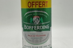 LUX027 Bofferding Pils De Tradition 25% OFFERT Edition,  Luxembourg Beer can collection, beer can Luxembourg