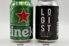 SLO108-109 Heineken Slovenia 0,33L, Logist Pale ale Craft Beer Slovenia, 0,33L, Pivo, Slovenian Beer Cans, Slovenian Craft Beer Cans, Yugoslavoia Beer Cans, Bierdosen Slowenien