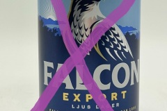 SWE184 Falcon Export LJUS Lager 5,2%, 33cl,  Swedish beer cans, swedisch beer can collector, Schweden Bierdosen